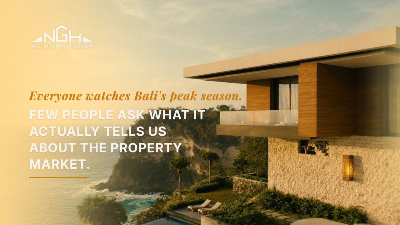 What Bali's Busiest Month Tells Property Investors